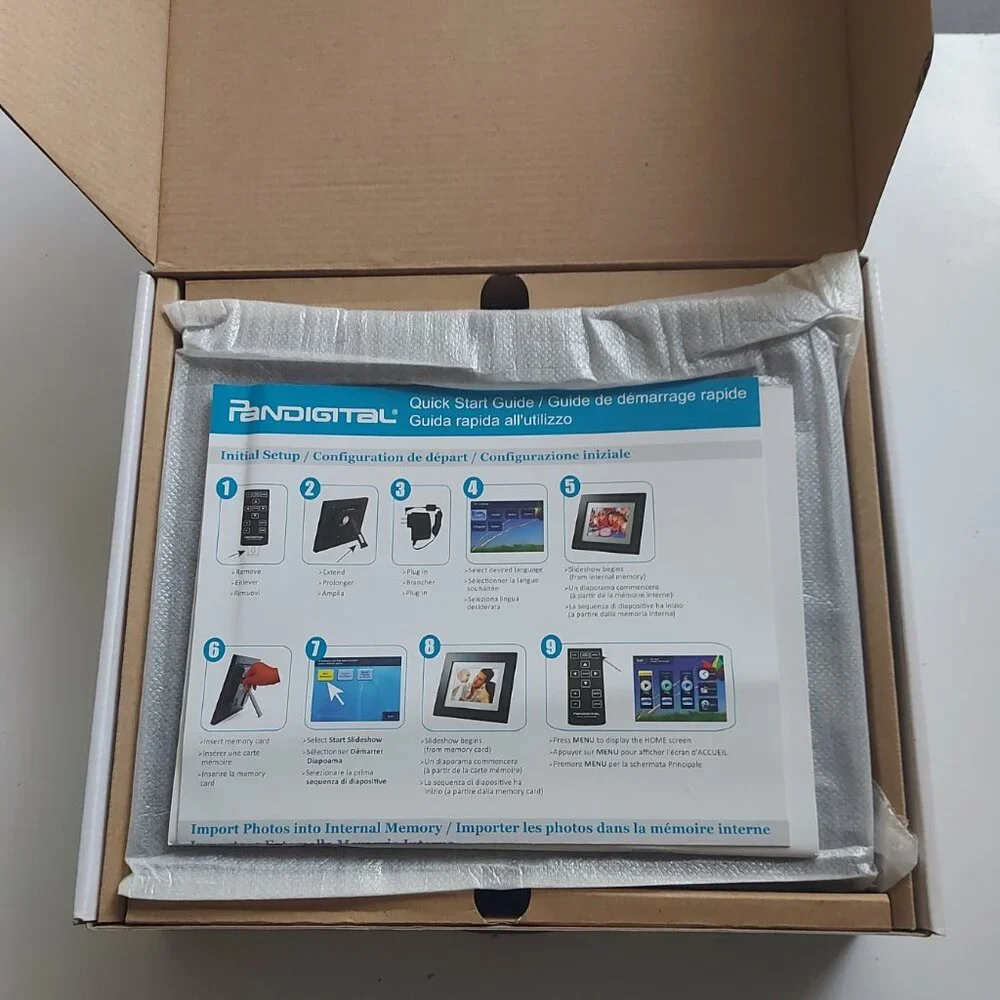 8" LED Digital Photo Frame - Picture 2 of 10